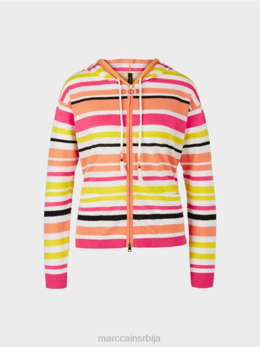 спортски кардиган са пругама Marc Cain D688367 лагана лимеада одећу