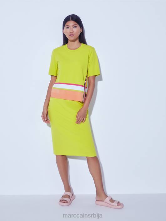 спортски кардиган са пругама Marc Cain D688367 лагана лимеада одећу