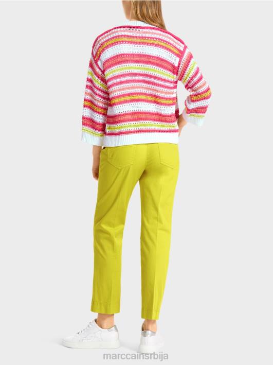 пругасти кардиган 