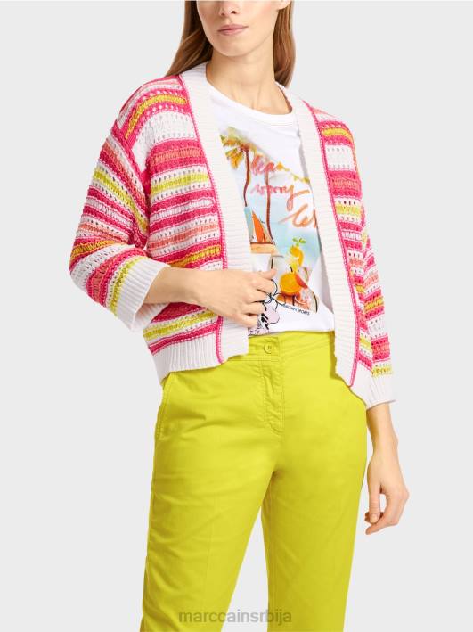 пругасти кардиган 