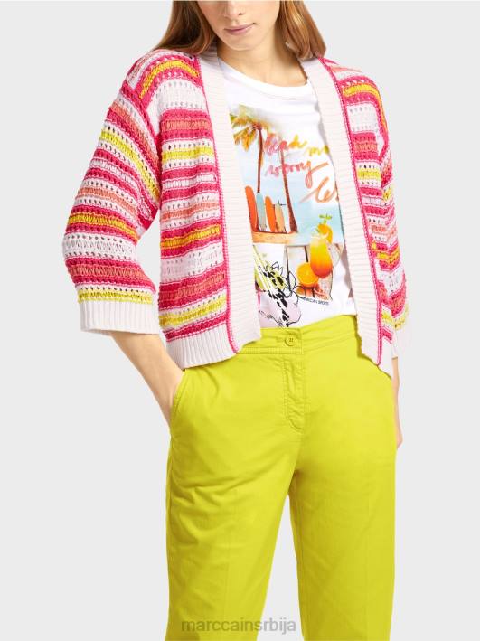 пругасти кардиган 