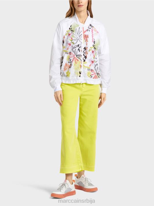 јакна са шареним уметцима Marc Cain D688372 лагана лимеада одећу