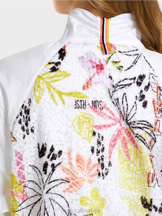 јакна са шареним уметцима Marc Cain D688372 лагана лимеада одећу