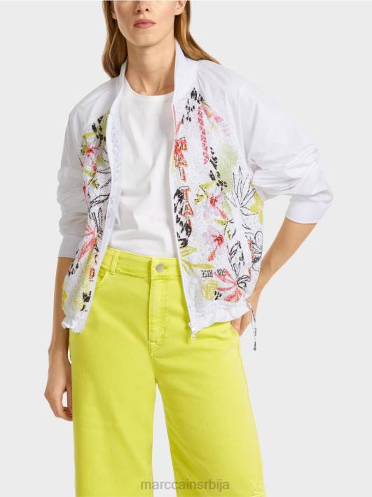 јакна са шареним уметцима Marc Cain D688372 лагана лимеада одећу