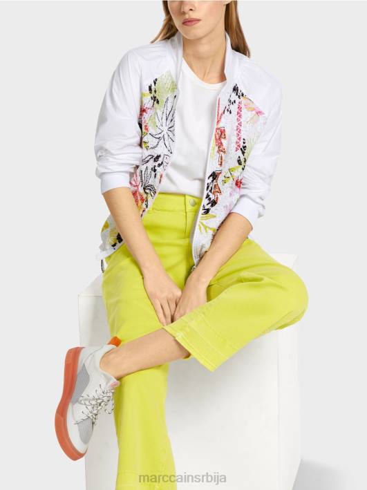 јакна са шареним уметцима Marc Cain D688372 лагана лимеада одећу