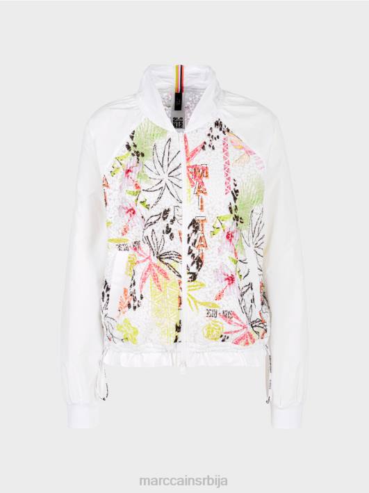 јакна са шареним уметцима Marc Cain D688372 лагана лимеада одећу