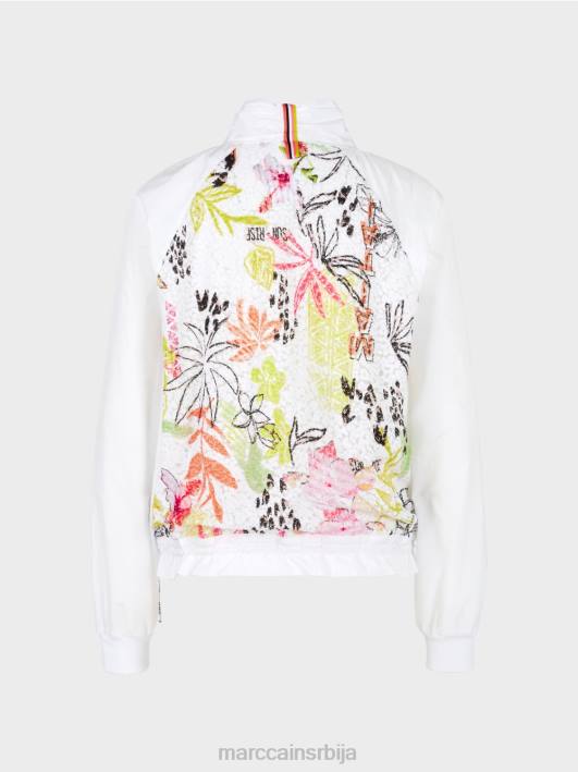 јакна са шареним уметцима Marc Cain D688372 лагана лимеада одећу