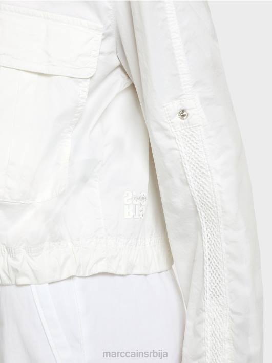 лагана летња јакна са карго џеповима Marc Cain D688373 бео одећу