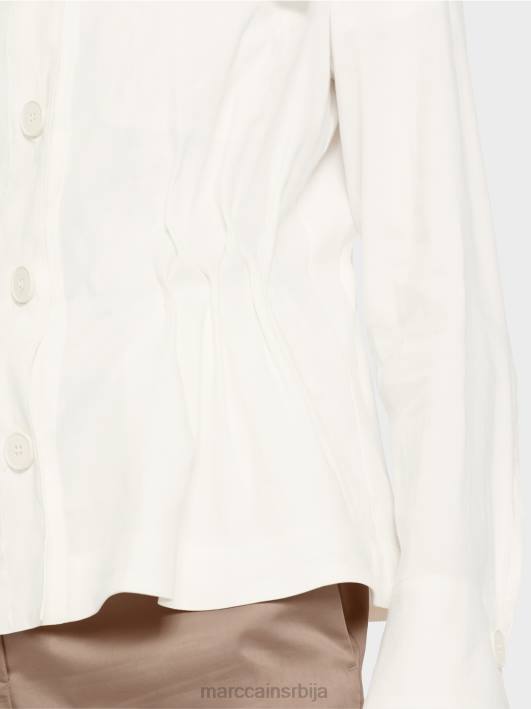 женствена ланена јакна Marc Cain D688376 прљаво бело одећу