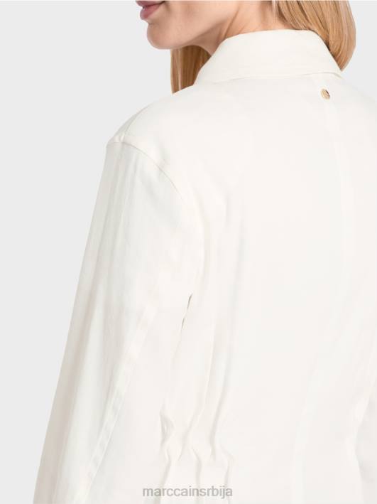 женствена ланена јакна Marc Cain D688376 прљаво бело одећу