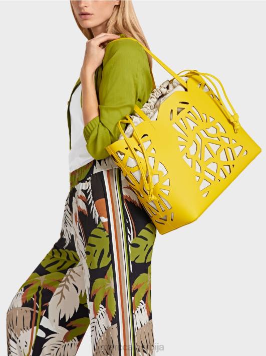 ланена јакна са стојећом крагном Marc Cain D688383 дубоко маслинасто зелено одећу