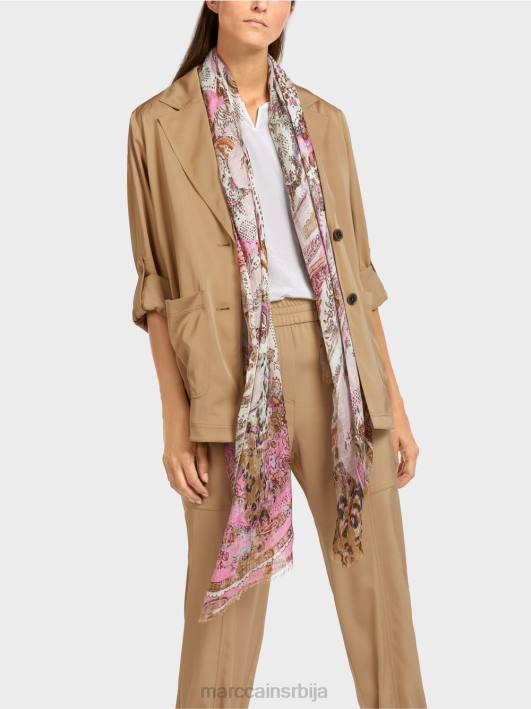 блејзер сако са заврнутим рукавима Marc Cain D688387 светло глине браон одећу