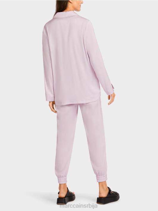 блејзер сако са заврнутим рукавима Marc Cain D688390 светла лаванда одећу