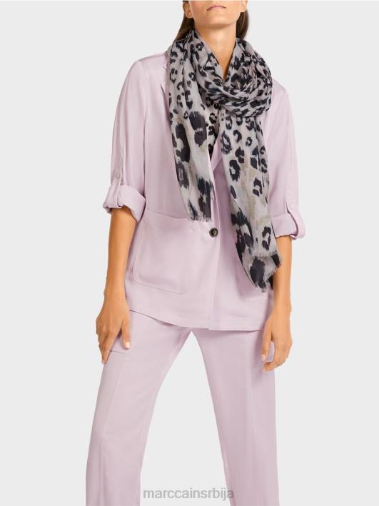 блејзер сако са заврнутим рукавима Marc Cain D688390 светла лаванда одећу