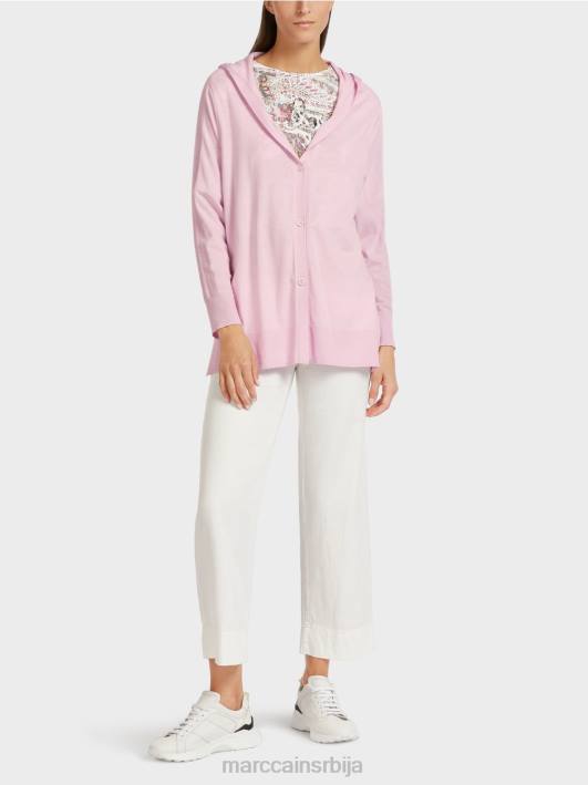 кардиган са капуљачом Marc Cain D688391 светла лаванда одећу