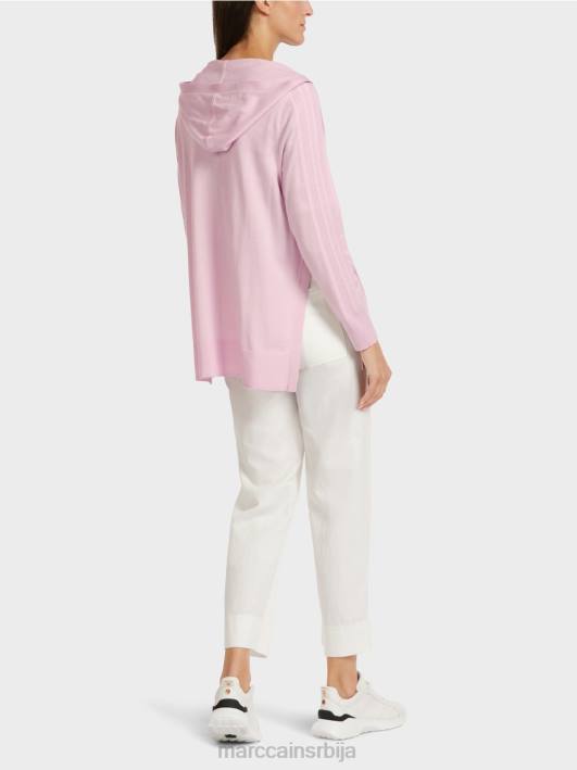 кардиган са капуљачом Marc Cain D688391 светла лаванда одећу