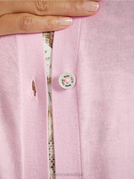 кардиган са капуљачом Marc Cain D688391 светла лаванда одећу