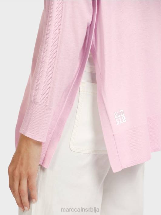 кардиган са капуљачом Marc Cain D688391 светла лаванда одећу