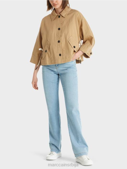 превелика јакна Marc Cain D688394 светло глине браон одећу