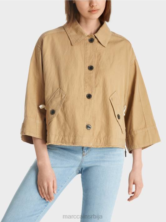превелика јакна Marc Cain D688394 светло глине браон одећу