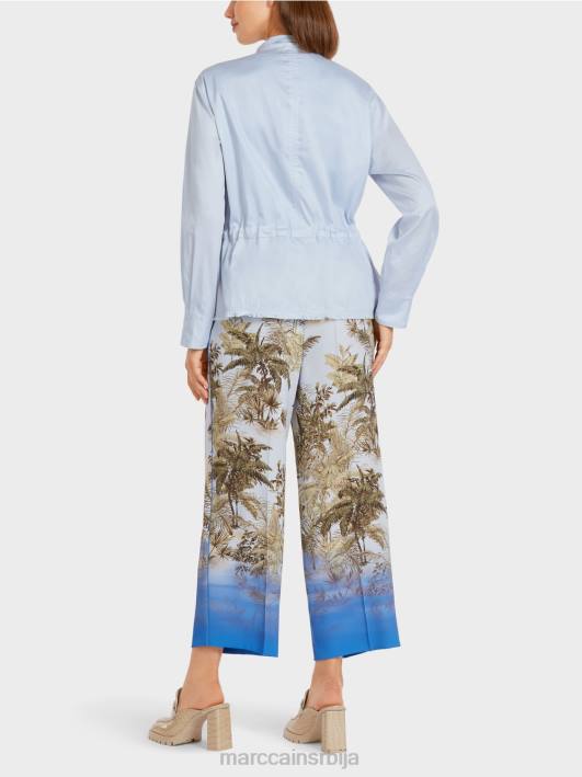 цасуал оутдоор јакна од памука Marc Cain D688395 светло пудер плаве боје одећу