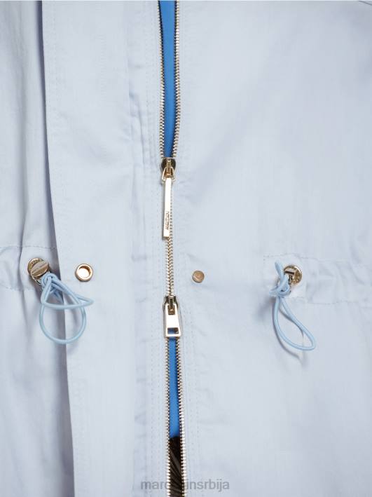 цасуал оутдоор јакна од памука Marc Cain D688395 светло пудер плаве боје одећу