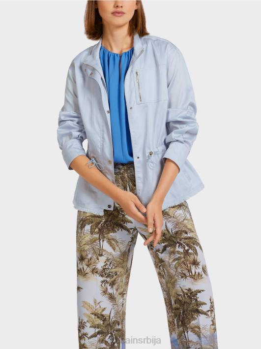 цасуал оутдоор јакна од памука Marc Cain D688395 светло пудер плаве боје одећу