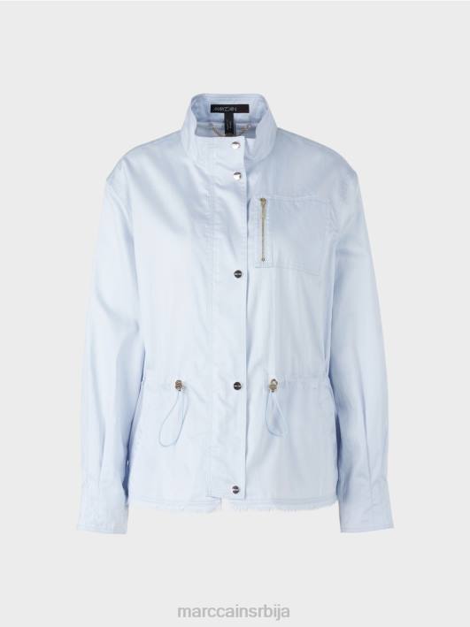 цасуал оутдоор јакна од памука Marc Cain D688395 светло пудер плаве боје одећу