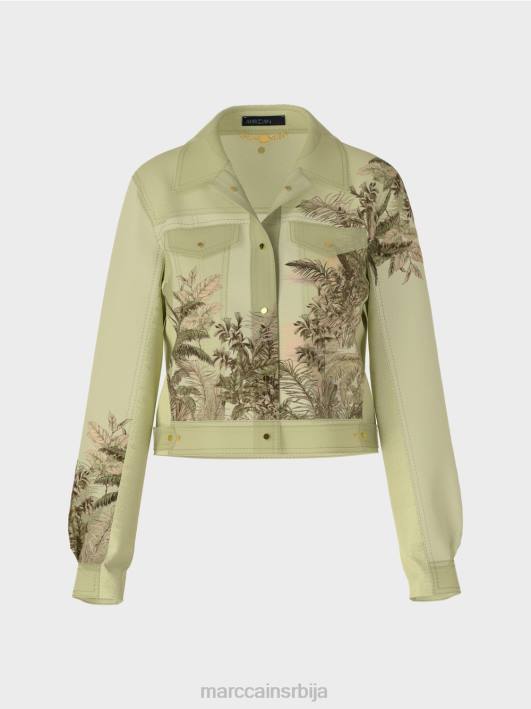 провидна јакна са цветним принтом Marc Cain D688396 меки дах одећу