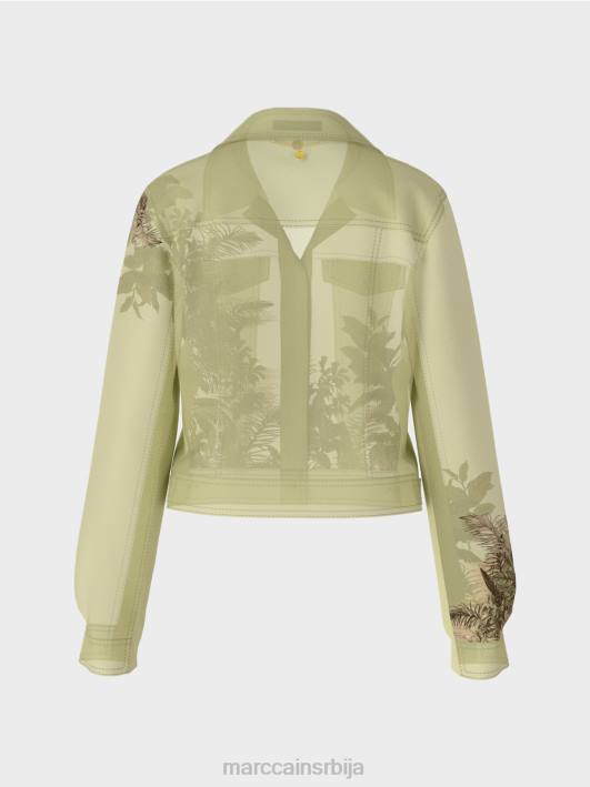 провидна јакна са цветним принтом Marc Cain D688396 меки дах одећу