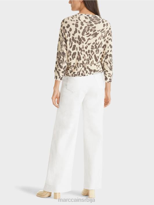 кардиган плетен у Немачкој Marc Cain D688400 мека пустињска таупе одећу