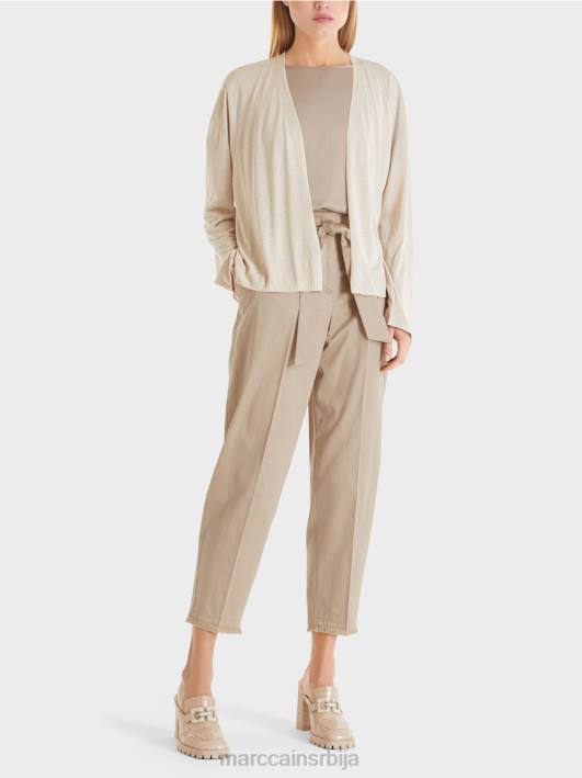 кардиган са ефектом светлуцања Marc Cain D688403 мекани бисерни меланж одећу