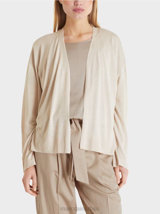 кардиган са ефектом светлуцања Marc Cain D688403 мекани бисерни меланж одећу