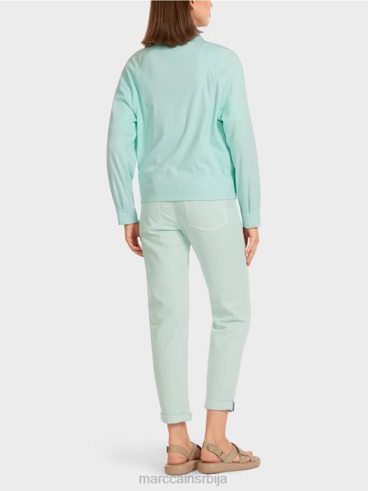 мекани блузон од фине ребрасте тканине Marc Cain D688405 мекани светларник одећу