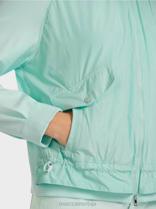 мекани блузон од фине ребрасте тканине Marc Cain D688405 мекани светларник одећу