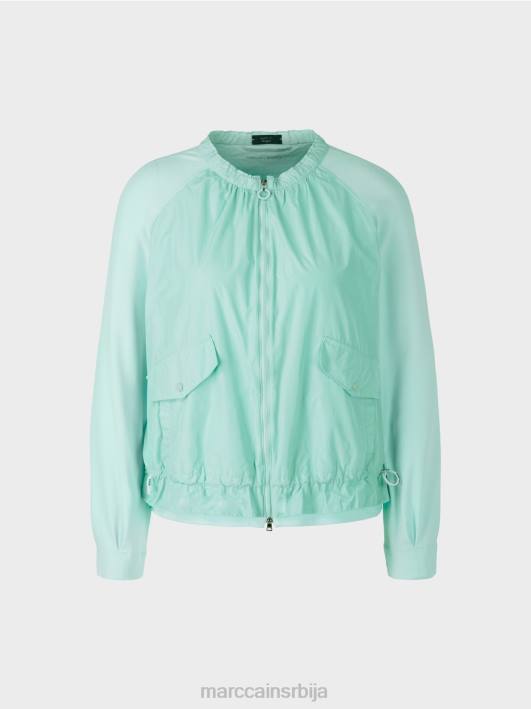 мекани блузон од фине ребрасте тканине Marc Cain D688405 мекани светларник одећу