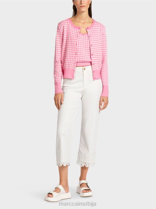 кардиган "плетен у немачкој" Marc Cain D688407 светло розе одећу