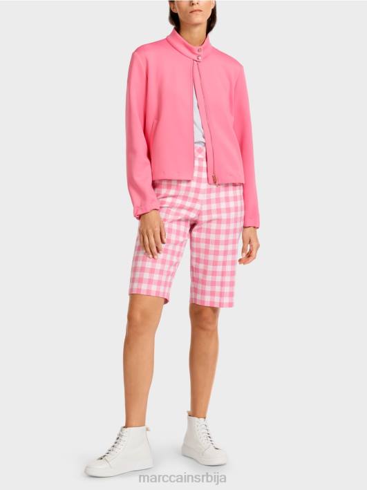 јакна од дреса са стојећом крагном Marc Cain D688408 светло розе одећу