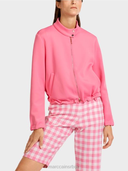 јакна од дреса са стојећом крагном Marc Cain D688408 светло розе одећу