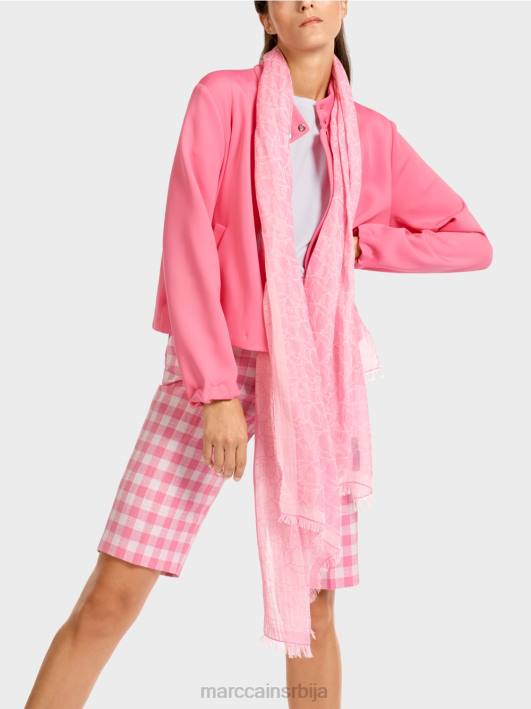 јакна од дреса са стојећом крагном Marc Cain D688408 светло розе одећу