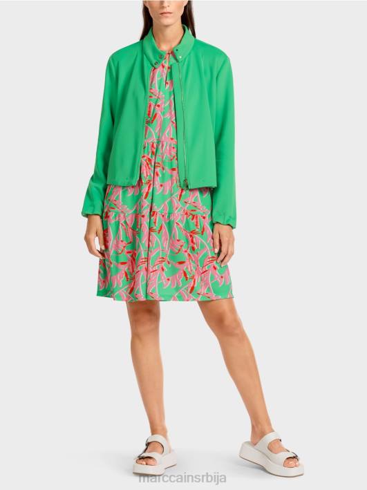 јакна од дреса са стојећом крагном Marc Cain D688417 светли жад одећу