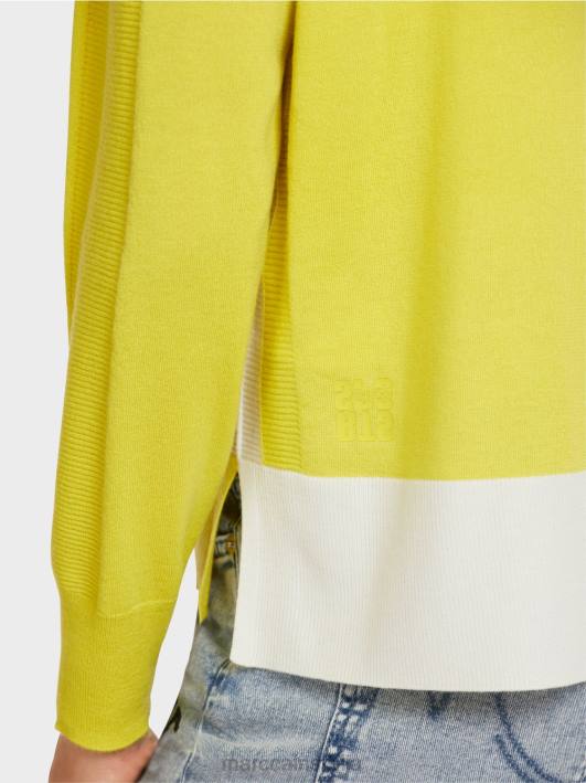 кардиган са раглан рукавима Marc Cain D688431 зелени сумпор одећу