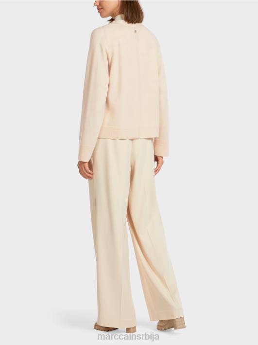 елегантан кардиган са бочним прорезима Marc Cain D688435 цреме одећу