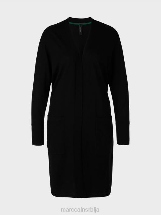 отворени кардиган Marc Cain D688438 црн одећу