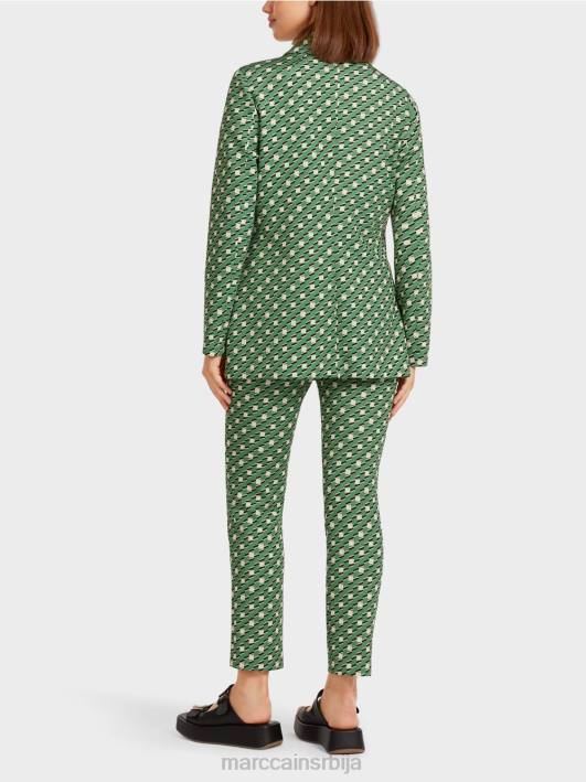 јакна од кошуље са металним дугмадима Marc Cain D688439 маховина зелена одећу