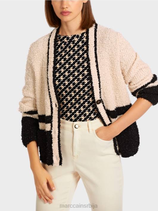 пругасти кардиган 