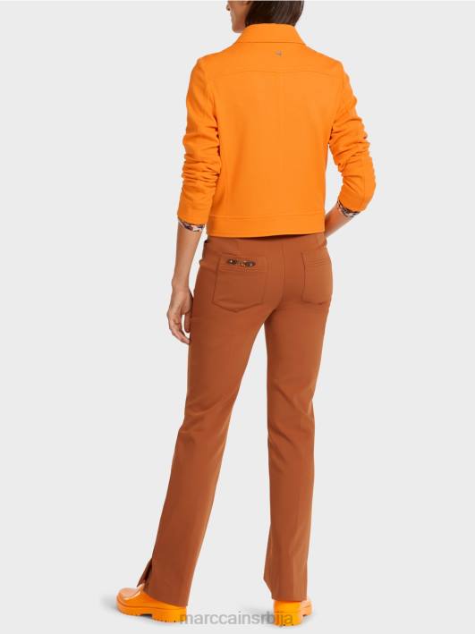 кратка јакна у деним стилу Marc Cain D688441 јасно наранџаста одећу
