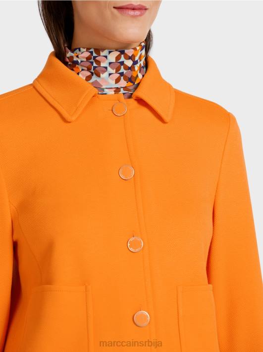 кратка јакна у деним стилу Marc Cain D688441 јасно наранџаста одећу