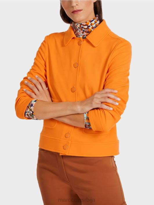 кратка јакна у деним стилу Marc Cain D688441 јасно наранџаста одећу