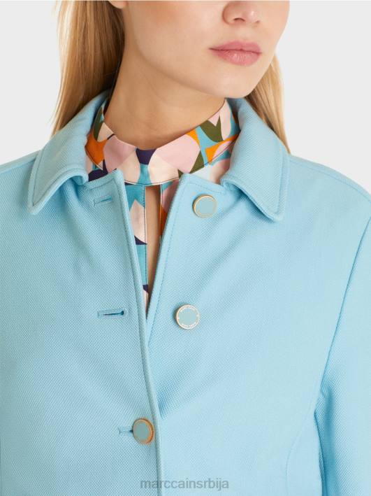 кратка јакна у деним стилу Marc Cain D688443 атмосферско плаво одећу